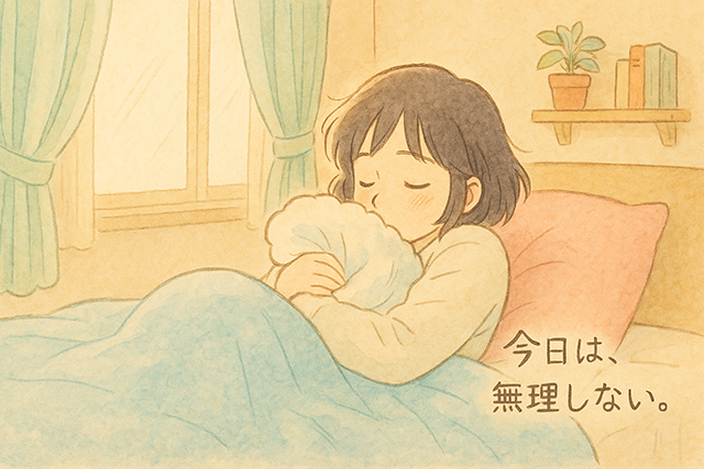 朝「外出がつらい」と感じた日の、自分の守り方