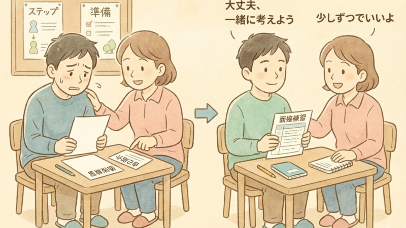 面接が不安な人のためのB型からの“ステップ準備”