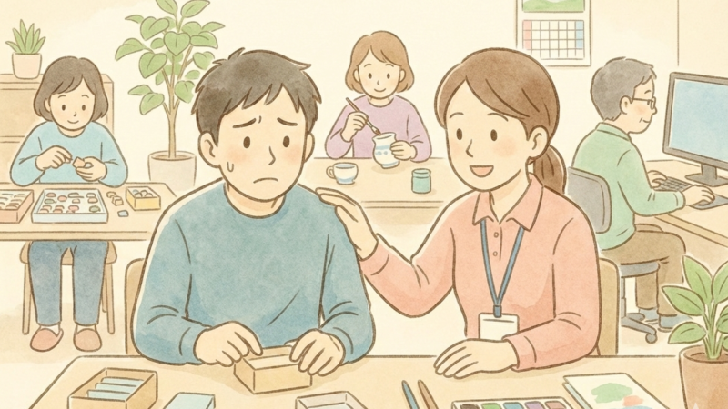 「働くのがこわい…」“はたらく練習”の場としてのB型